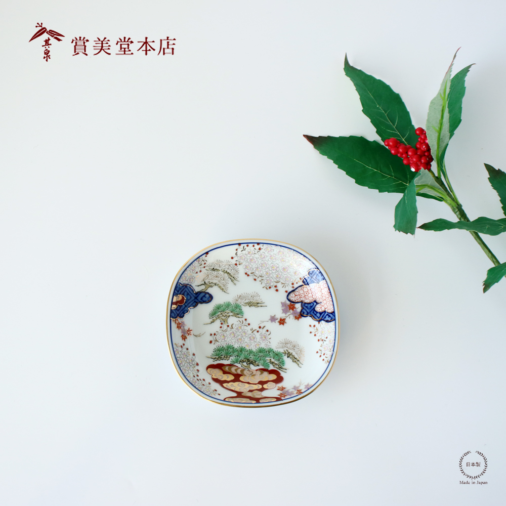 有田焼 賞美堂 春秋文 盛皿 木箱入 S-3032 30cm : 雑貨のお店セレクト