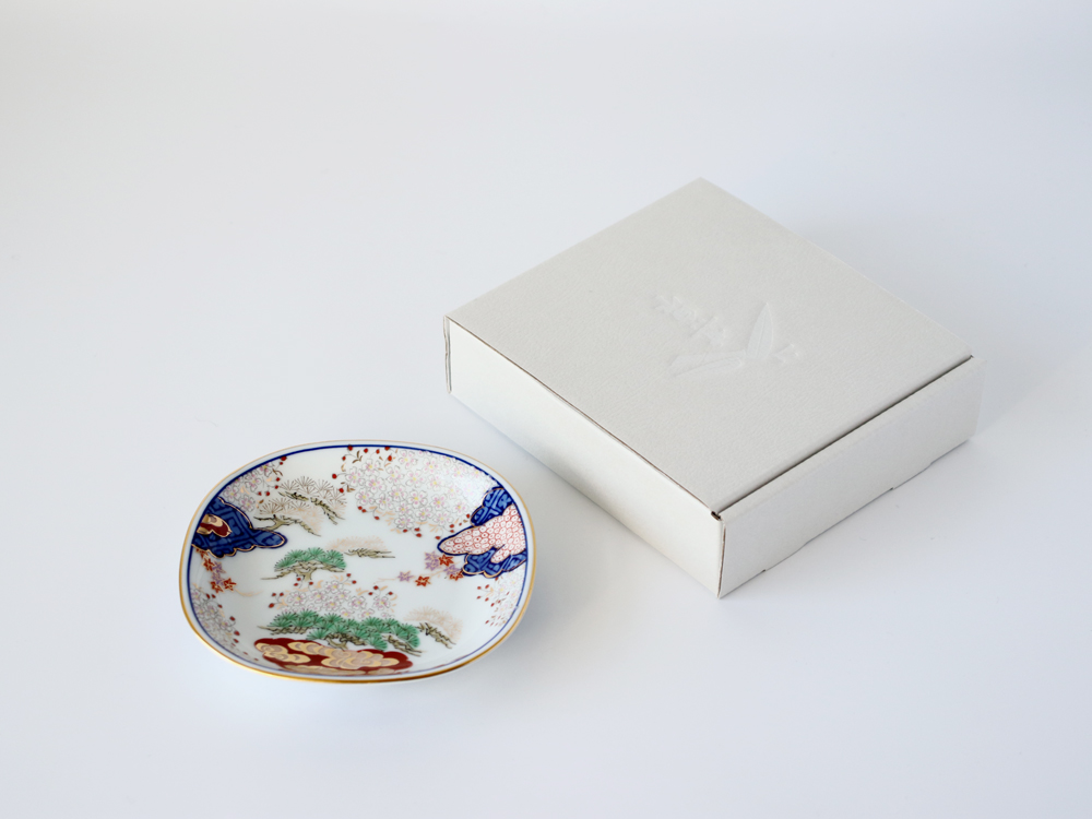 有田焼 賞美堂 春秋文 小皿 S-3030 11cm : 雑貨のお店セレクト