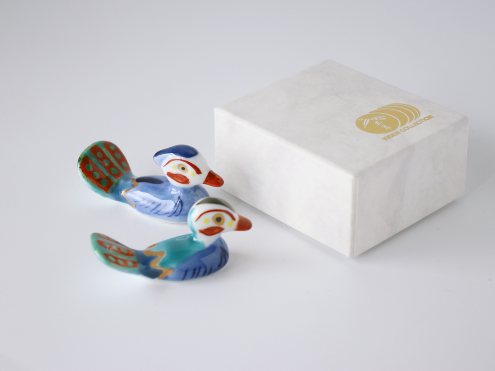 有田焼 賞美堂 おしどり箸置き ペア 768-550 : 雑貨のお店セレクト