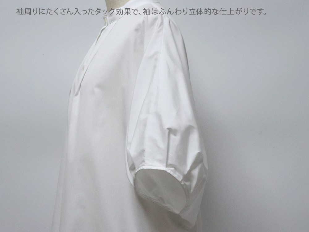 スタンプアンドダイアリー 綿100％生地 タックドルマンスリーブブラウス sdt407es47 スタンプアンドダイアリー 綿100％生地 タックドルマンスリーブ