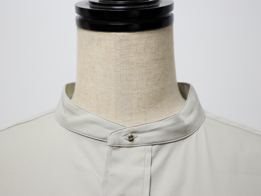 TICCA（ティッカ） ノーカラースクエアビッグシャツ tbca-122 ブラック