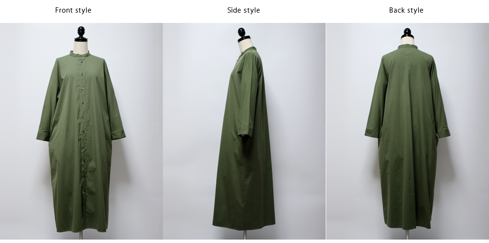 ティッカ＊TICCA 別注テントシャツワンピース ストライプ　ロング TICCA（ティッカ）の「【別注】＜TICCA＞ストライプ シャツ
