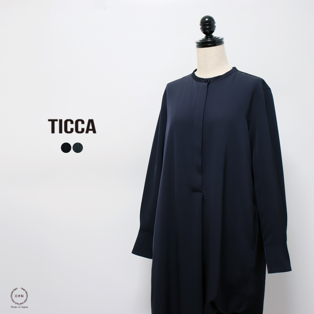 TICCA（ティッカ） ワンピース ツイストスリーブドレス tbda-162