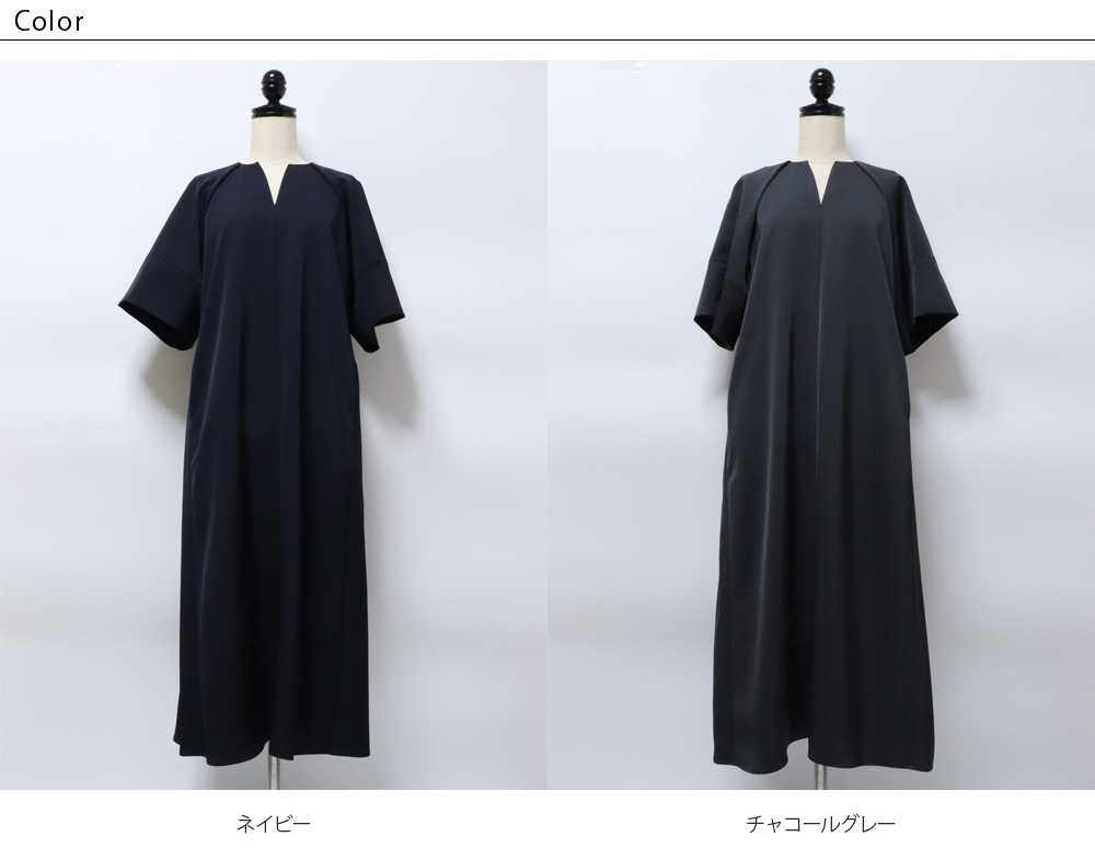 TICCA（ティッカ） キーネックドレス ワンピース tbes-121 カジュアル
