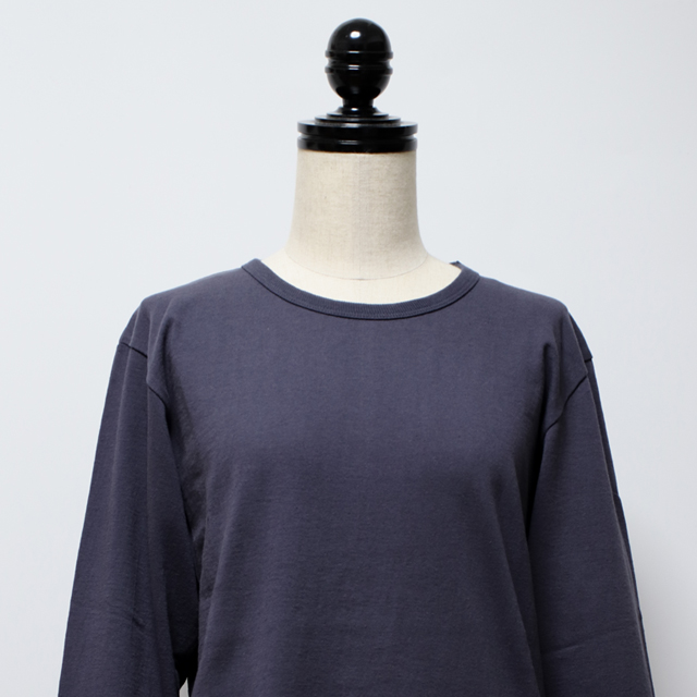 yohaku（余白）長く着られるシンプルなデザイン 筒状に編んだTUTUオーガニックBD天竺 長袖Tシャツ yohaku（余白）長く着られるシンプルなデザイン 筒状に編んだ
