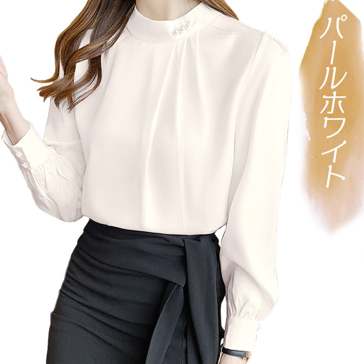 TONAL（トーナル）の「サテンフロントタックブラウス（シャツ