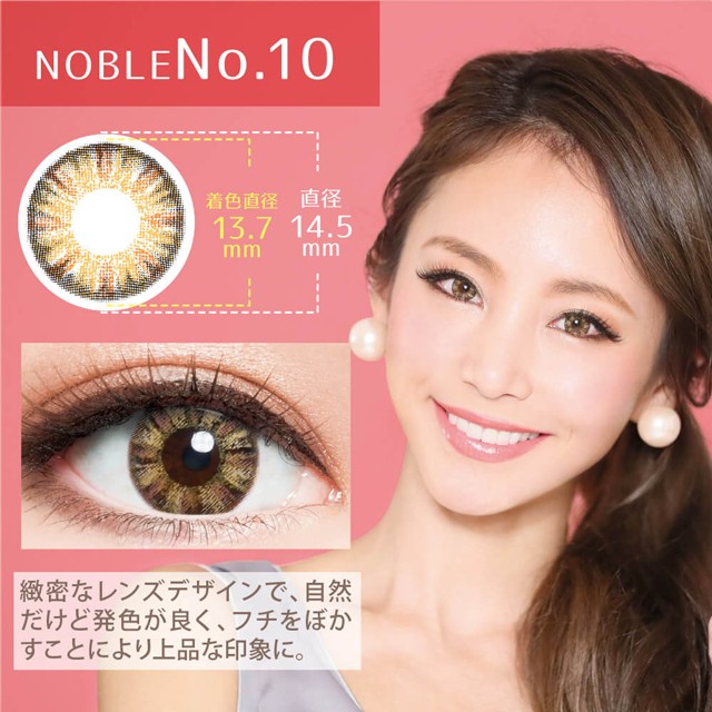 EYLUMINA NOBLE アイルミナ ノーブル 度なし 1ヶ月 マンスリー 1箱2枚入り No.10