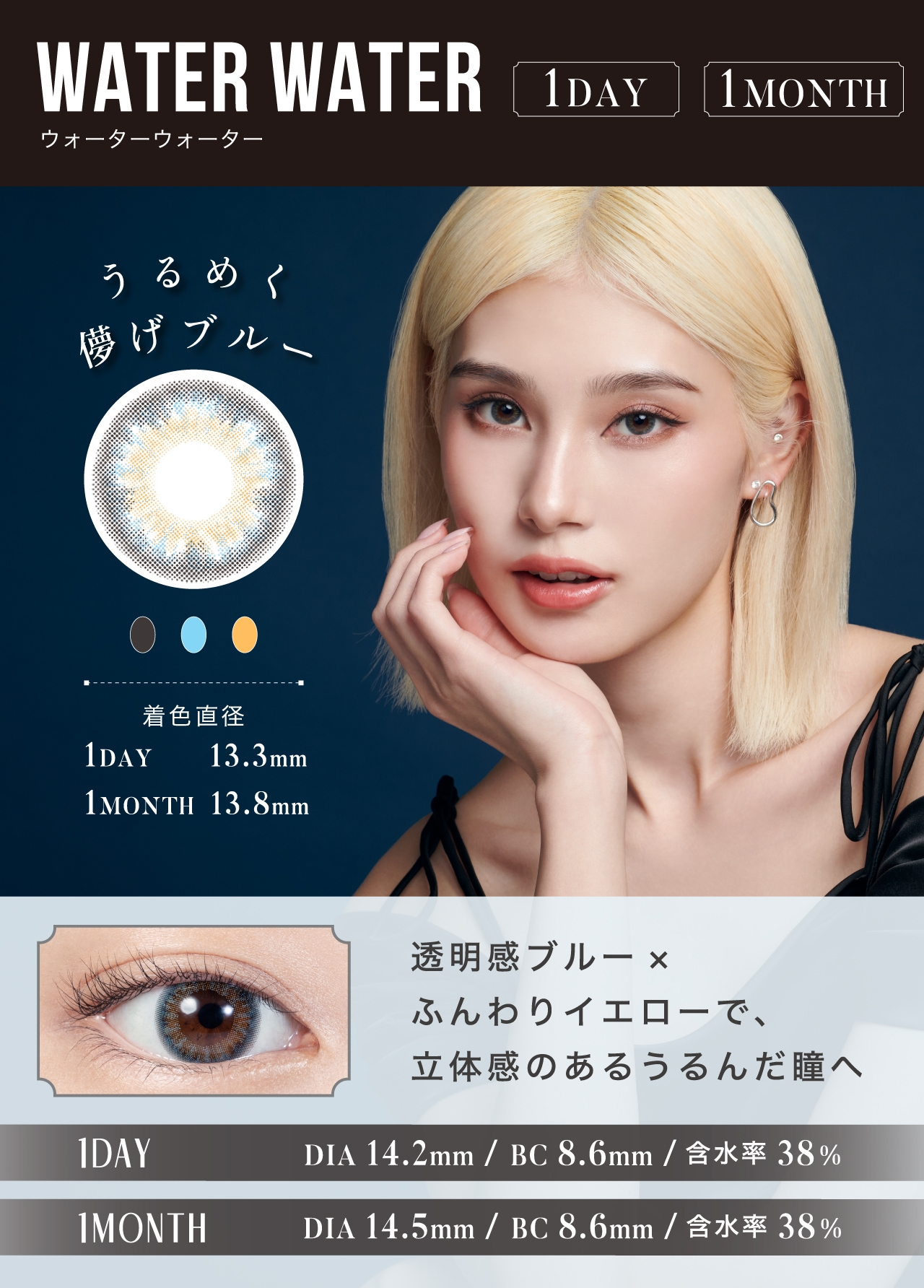 LILMOON MONTHLY (リルムーン マンスリー)　1箱2枚（度なし） 1箱1枚（度あり）