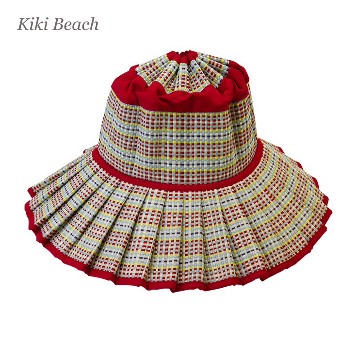 LORNA MURRAY ローナマーレイ Adult Capri Pleated-Brim Textile Hat