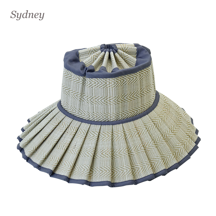 LORNA MURRAY ローナマーレイ Adult Capri Pleated-Brim Textile Hat 大人用 帽子 LMCAPR  レディース 天然素材 帽子 折りたたみ かわいい ストロー 麦わら帽子