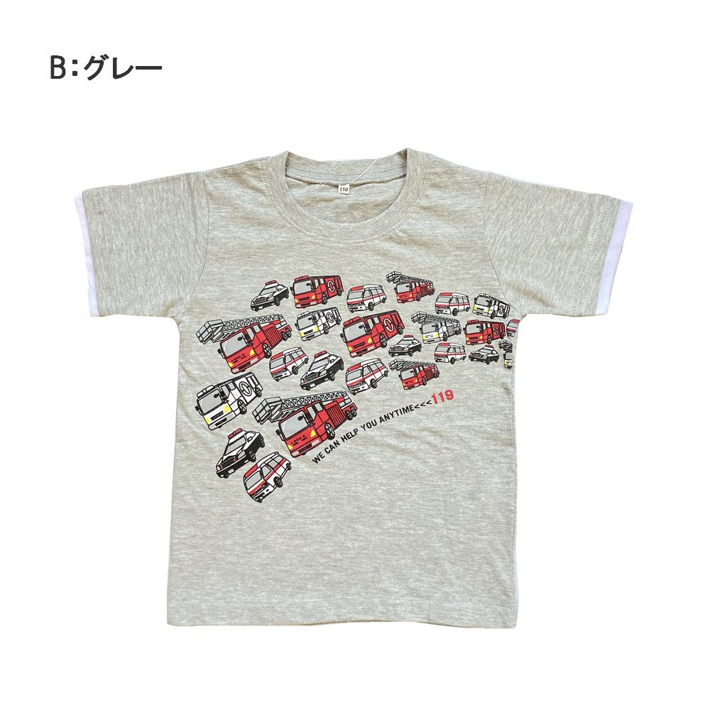 緊急車両のオンパレード