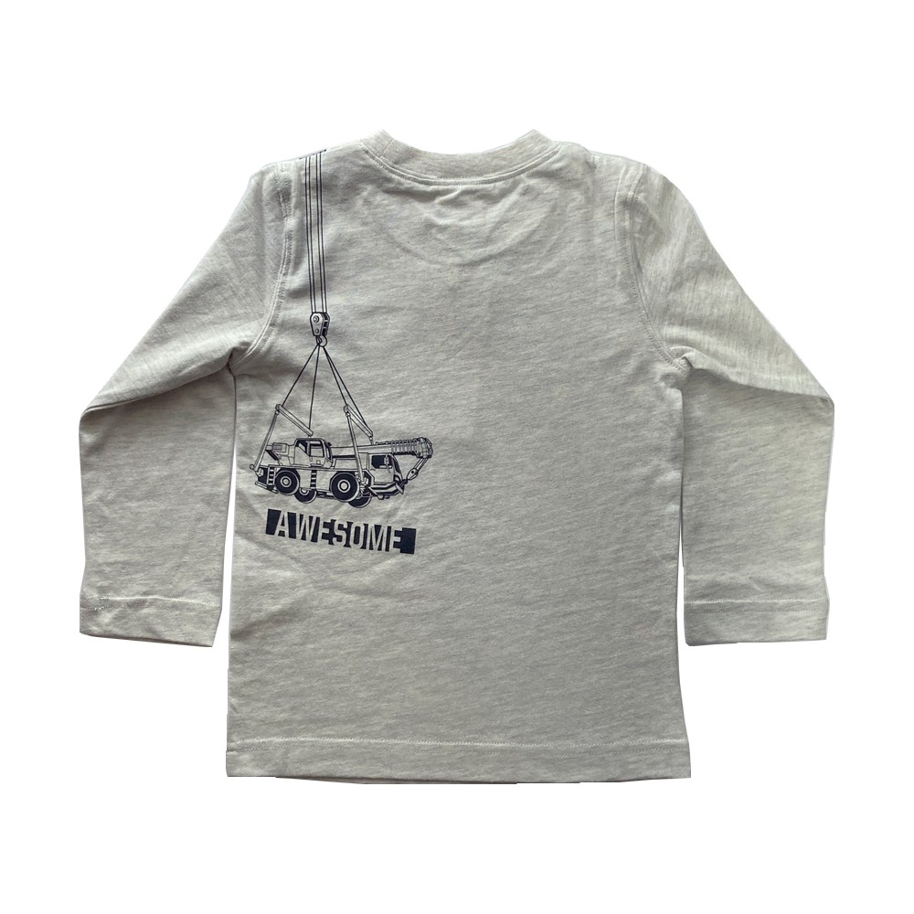 【本日限定1000円OFF】familiar ストライプ長袖Tシャツ　車 本日限定1000円OFF】familiar ストライプ長袖Tシャツ 車 本日
