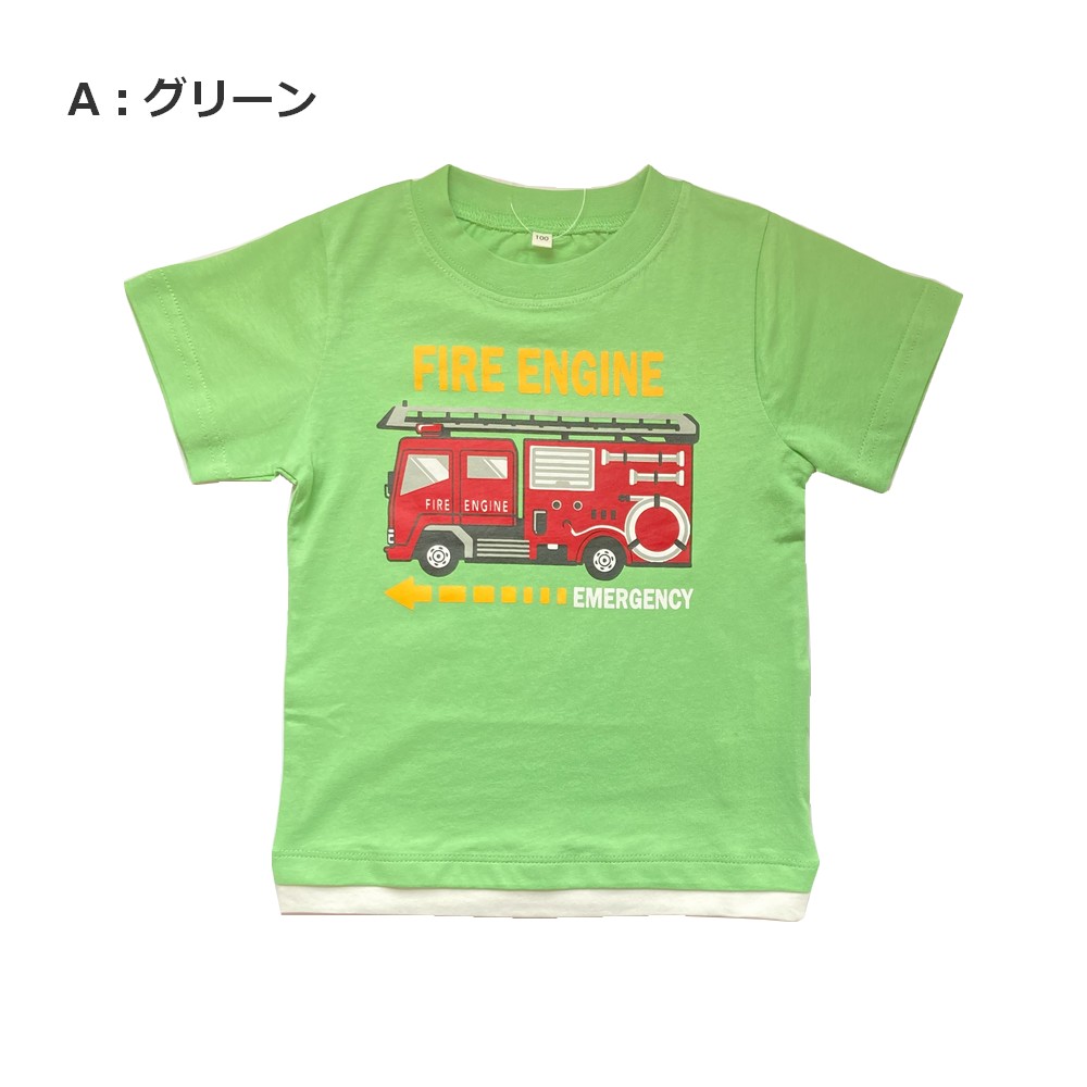 はたらく車のTシャツ