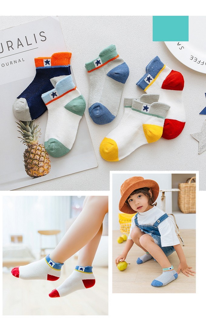 ベビー 靴下 キッズ ソックス 5足セット 女の子 男の子 11cm