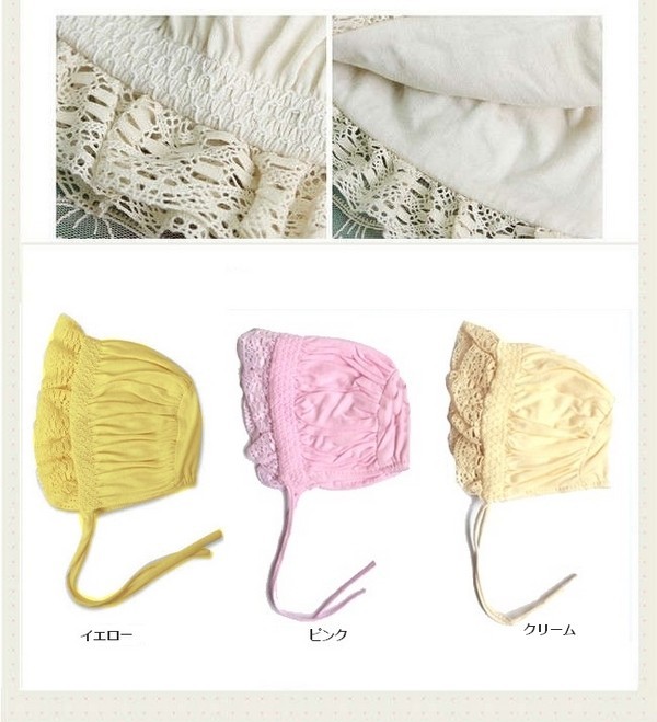 レース帽子