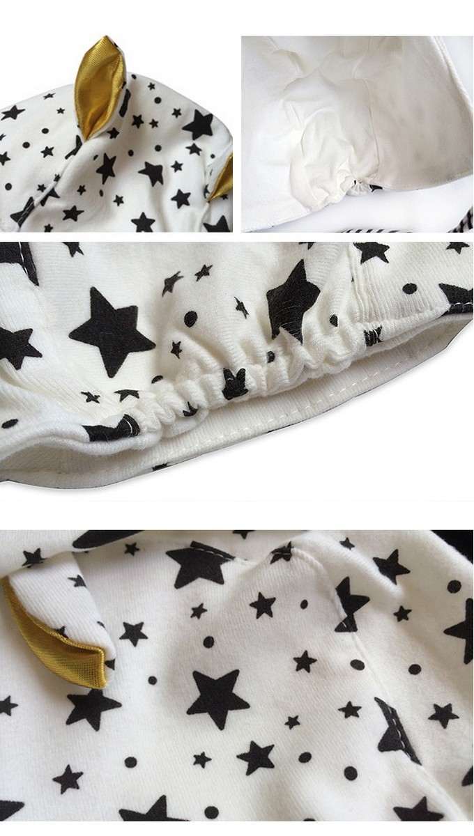 ドット ベビー帽