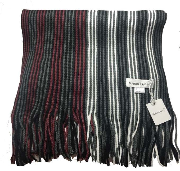 マフラー メンズ ストライプ 学生 黒 紺 厚手 通勤 クリスマス