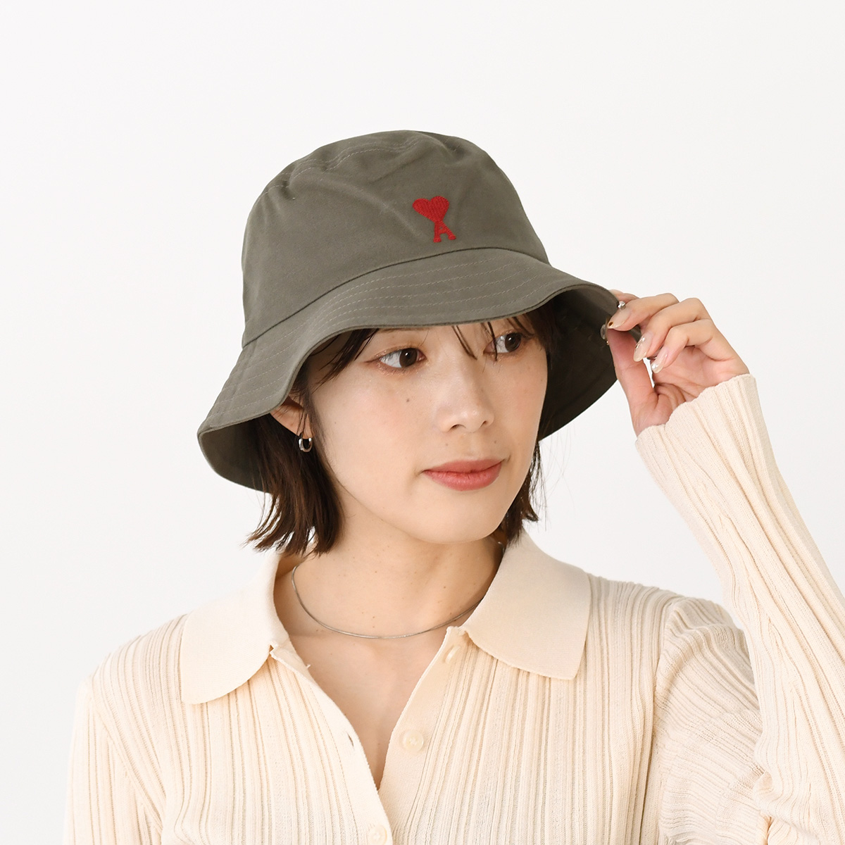 AMI Alexandre Mattiussi AMI PARIS アミパリス 帽子 Ami Paris パッチ