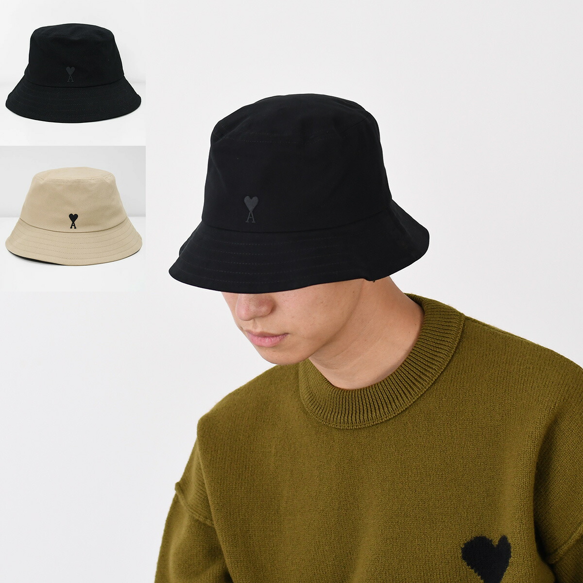 AMI Alexandre Mattiussi アミ パリス ハット 帽子 Ami Paris パッチ