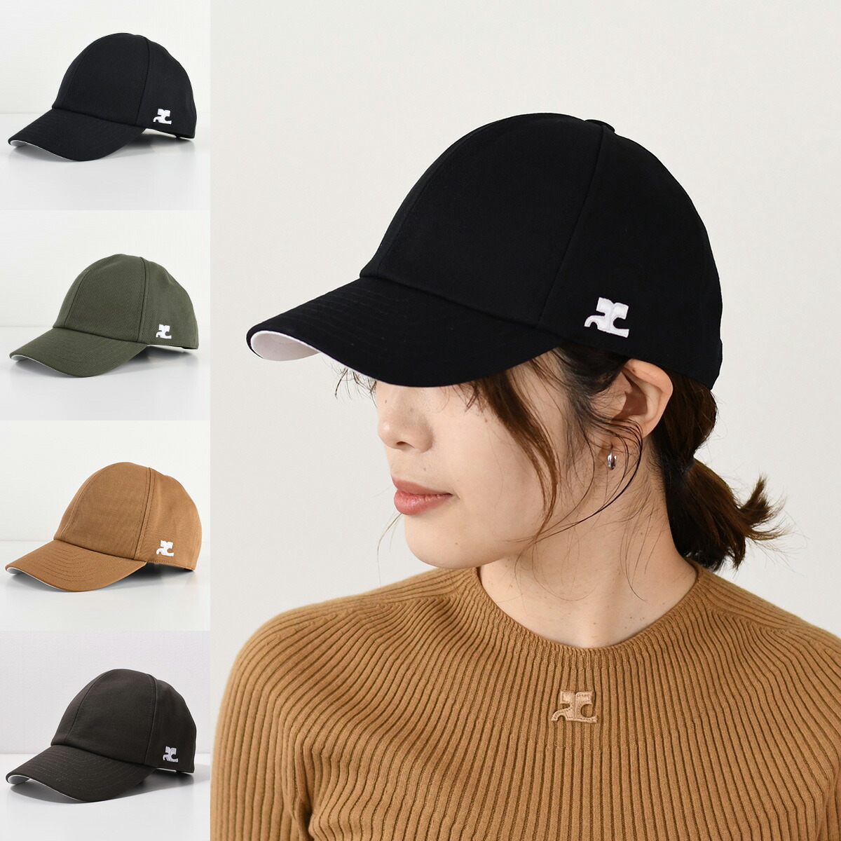 courreges Courreges クレージュ 帽子 キャップ シグネチャーAC