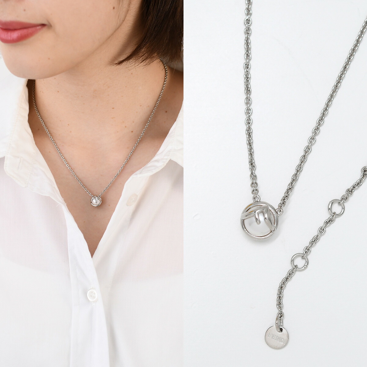 FENDI（フェンディ） ピアス アクセサリー エフ イズ 8AK796 A5TO 