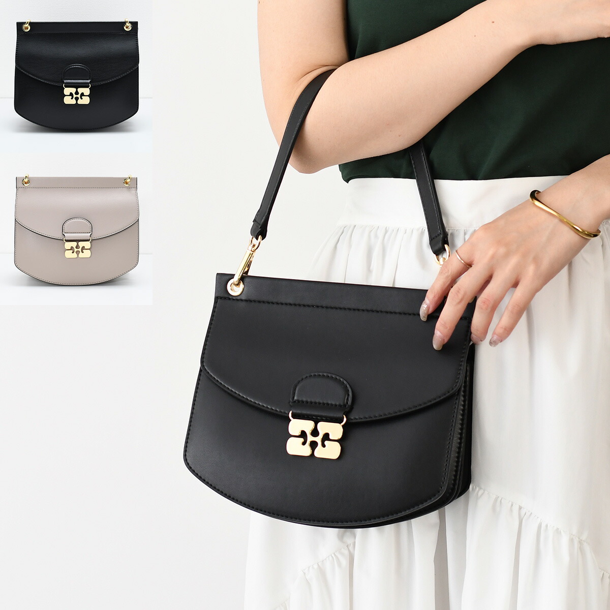 JACQUEMUS ジャックムー Le Chiquito Moyen mini レザー ショルダーバッグ ブラック 213BA001-3000 JACQUEMUS（ジャックムス） バッグ 213BA001 チキート LE CHIQUITO