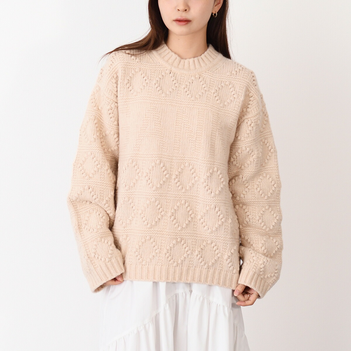 ガニー GANNI トップス GANNI（ガニー） カーディガン トップス ALPACA COTTON MIX HIGHNECK