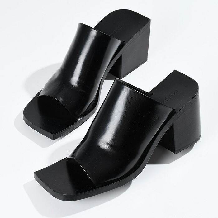 JIL SANDER ブラックサンダル 37 ジルサンダー サンダル