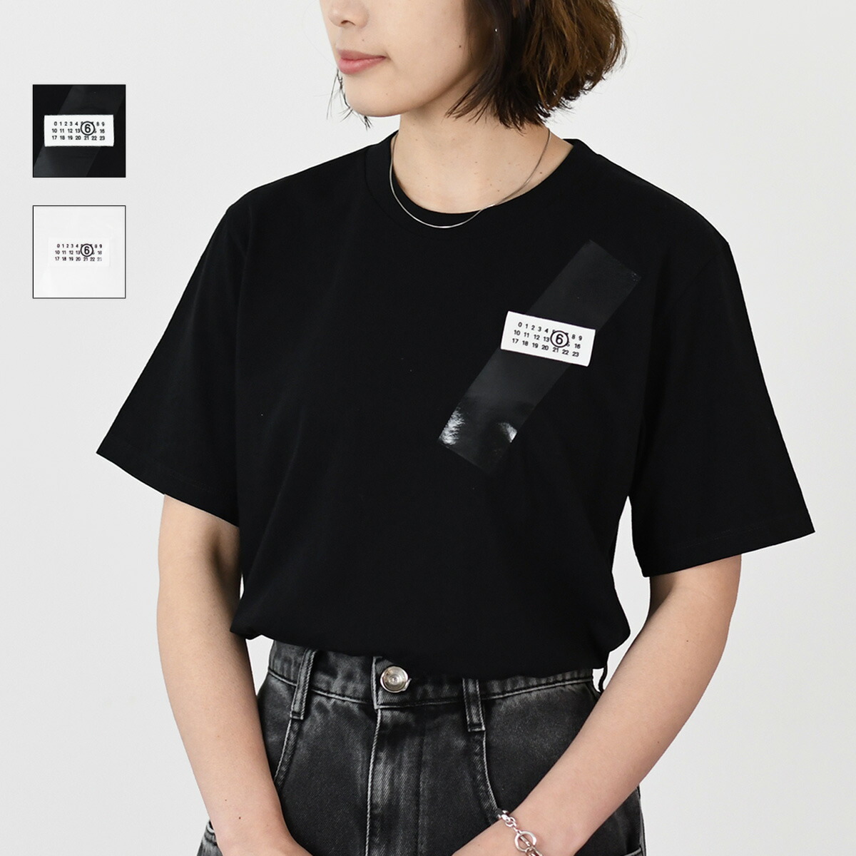 関税込 Maison Margiela スタンプロゴ Tシャツ ユニセ ックス Maison Margiela(メゾンマルジェラ) - Stamp Logo T-Shirt