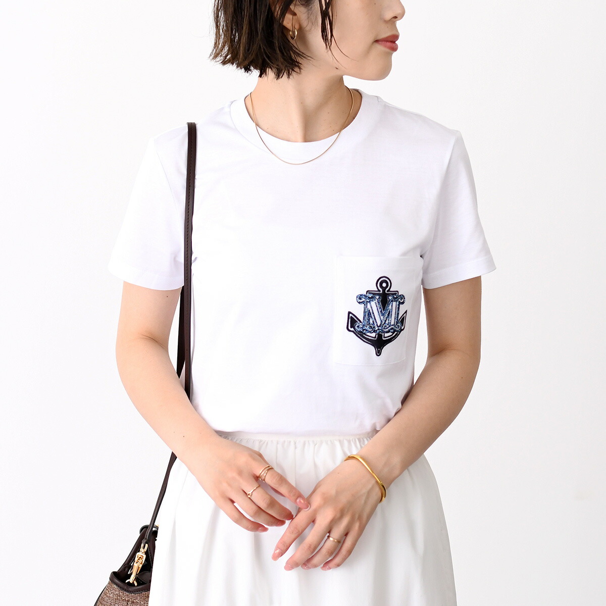 Max Mara（マックスマーラ） トップス PAPAIA1 ポケット付きコットンT