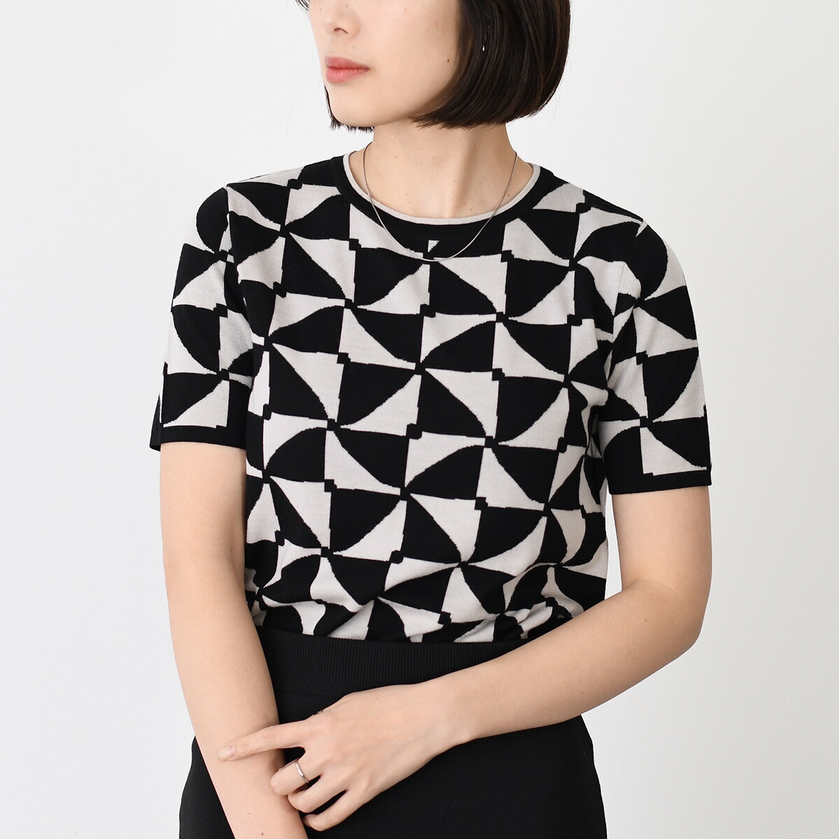 Max Mara（マックスマーラ） S Max Mara エス ジャージポケットTシャツ