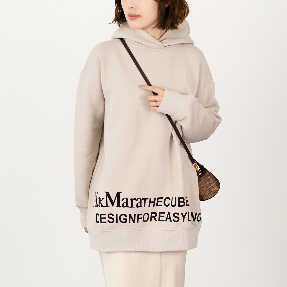 S Max Mara エス マックスマーラ パーカー AGATA アガタ コットンジャージーフーディー 9941015106 レディース ベージュ ブラック 長袖 ドロップショルダー ロゴ 楽天市場】S Max Mara エス マックスマーラ トップス パーカー
