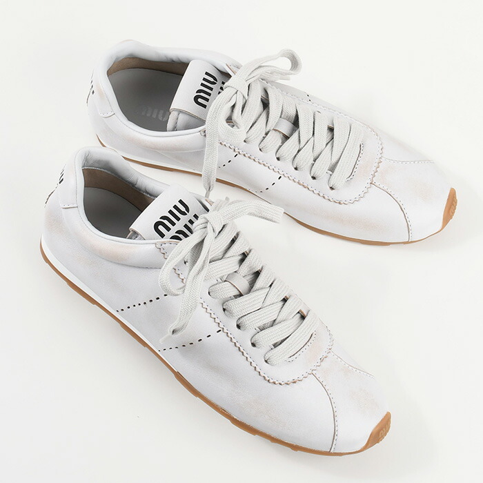 miu MIU ミュウミュウ シューズ スポーティ マテラッセレザー