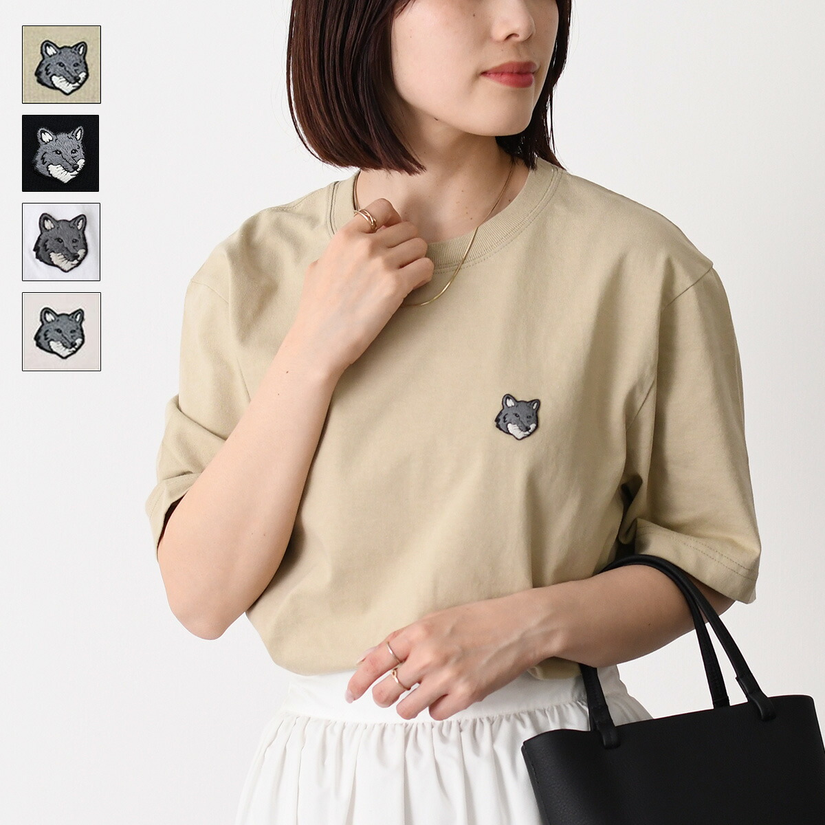 MAISON KITSUNE（メゾン キツネ） トップス フォックスヘッド パッチ
