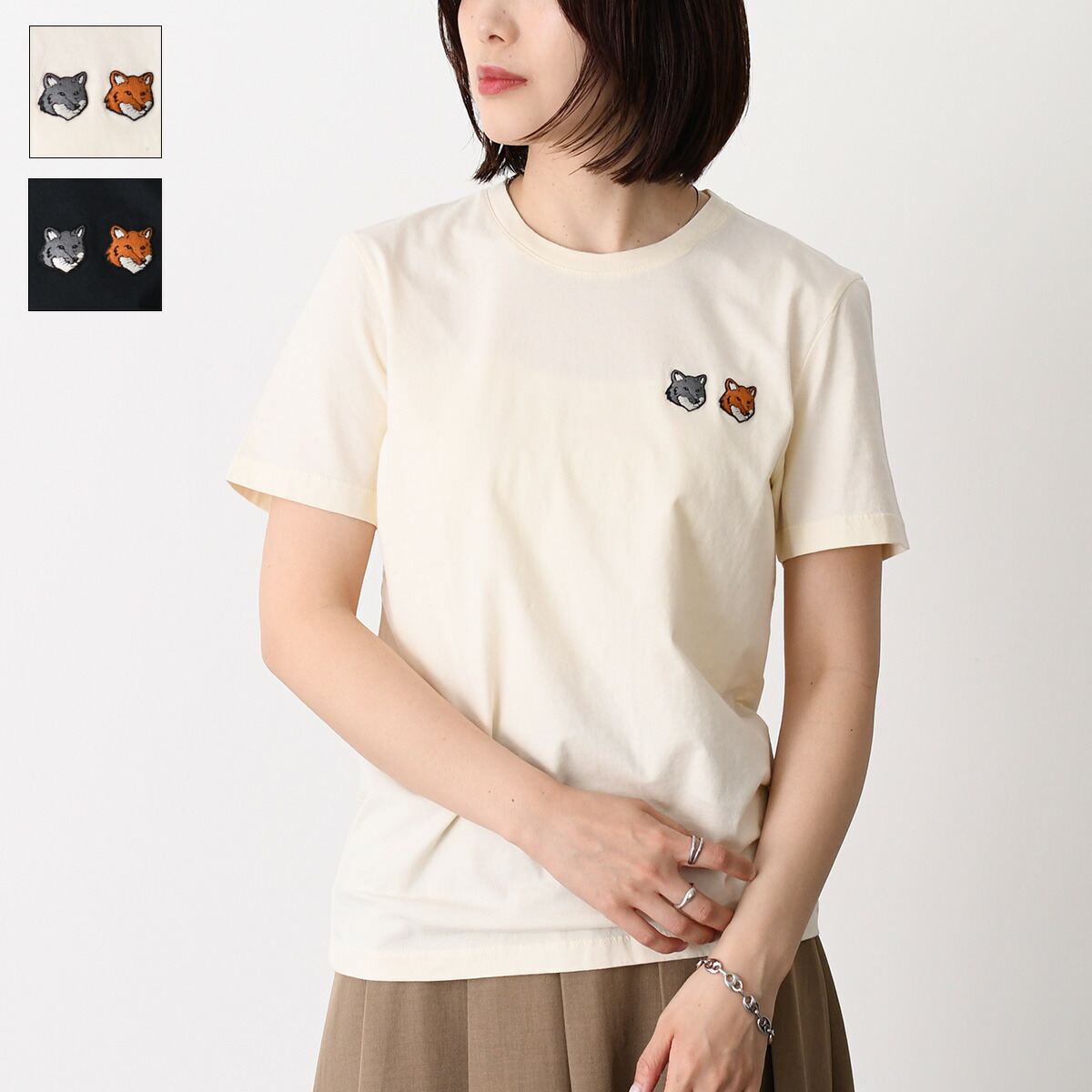MAISON KITSUNE（メゾン キツネ） トップス フォックスヘッド パッチ