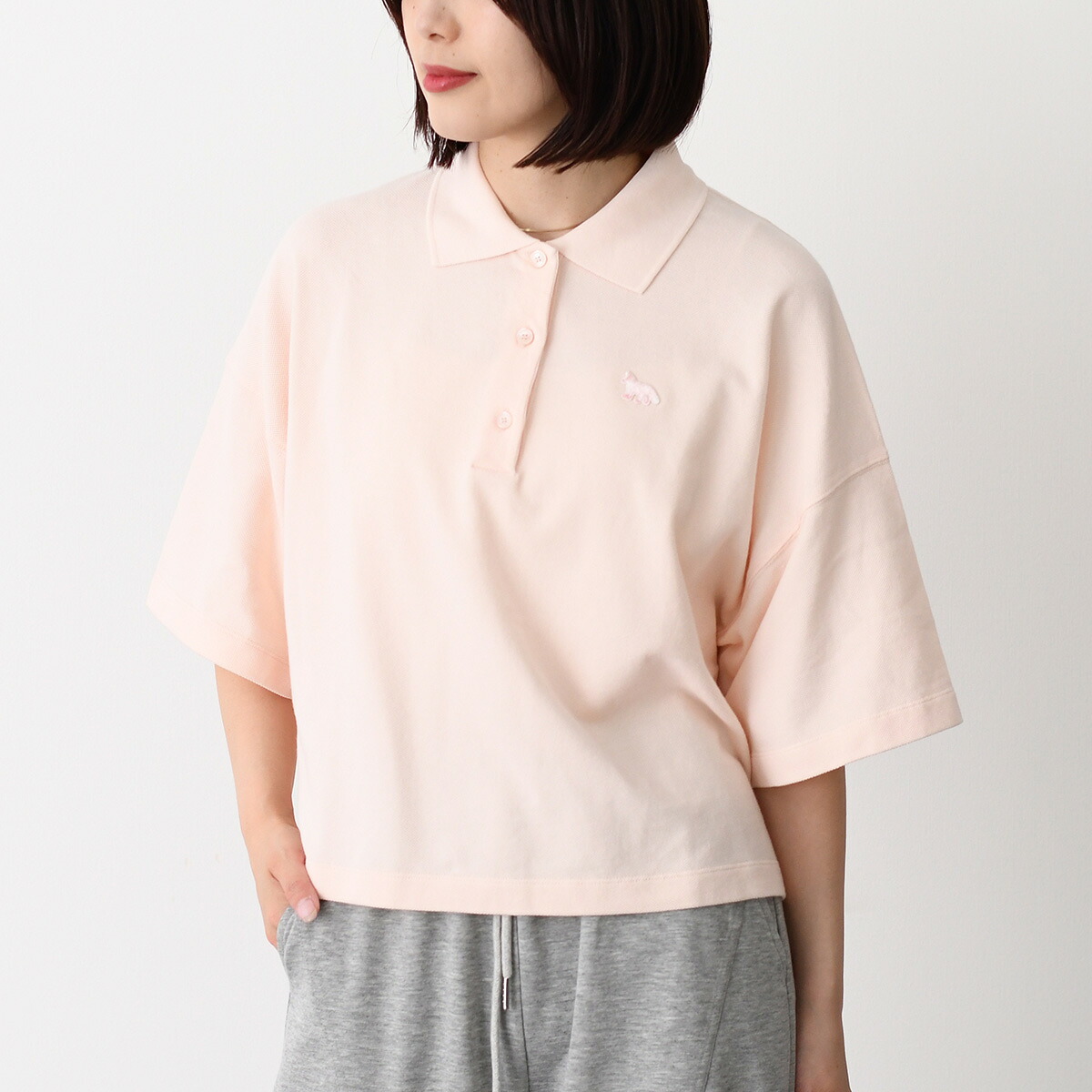 【新品未使用】MAISON KITSUNE オックスフォードシャツ MAISON KITSUNE（メゾン キツネ） 【均一SALE】MAISON KITSUNE メゾン