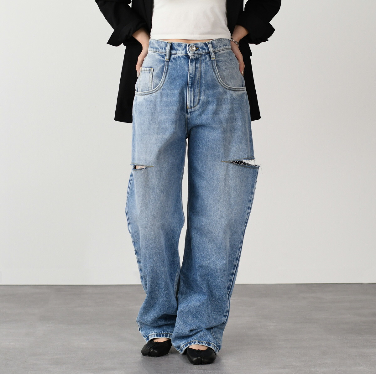 ☆VIP価格☆ MM6 MAISON MARGIELA フルジップ デニムジーンズ MM6 MAISON MARGIELA エムエムシックス メゾン マルジェラ