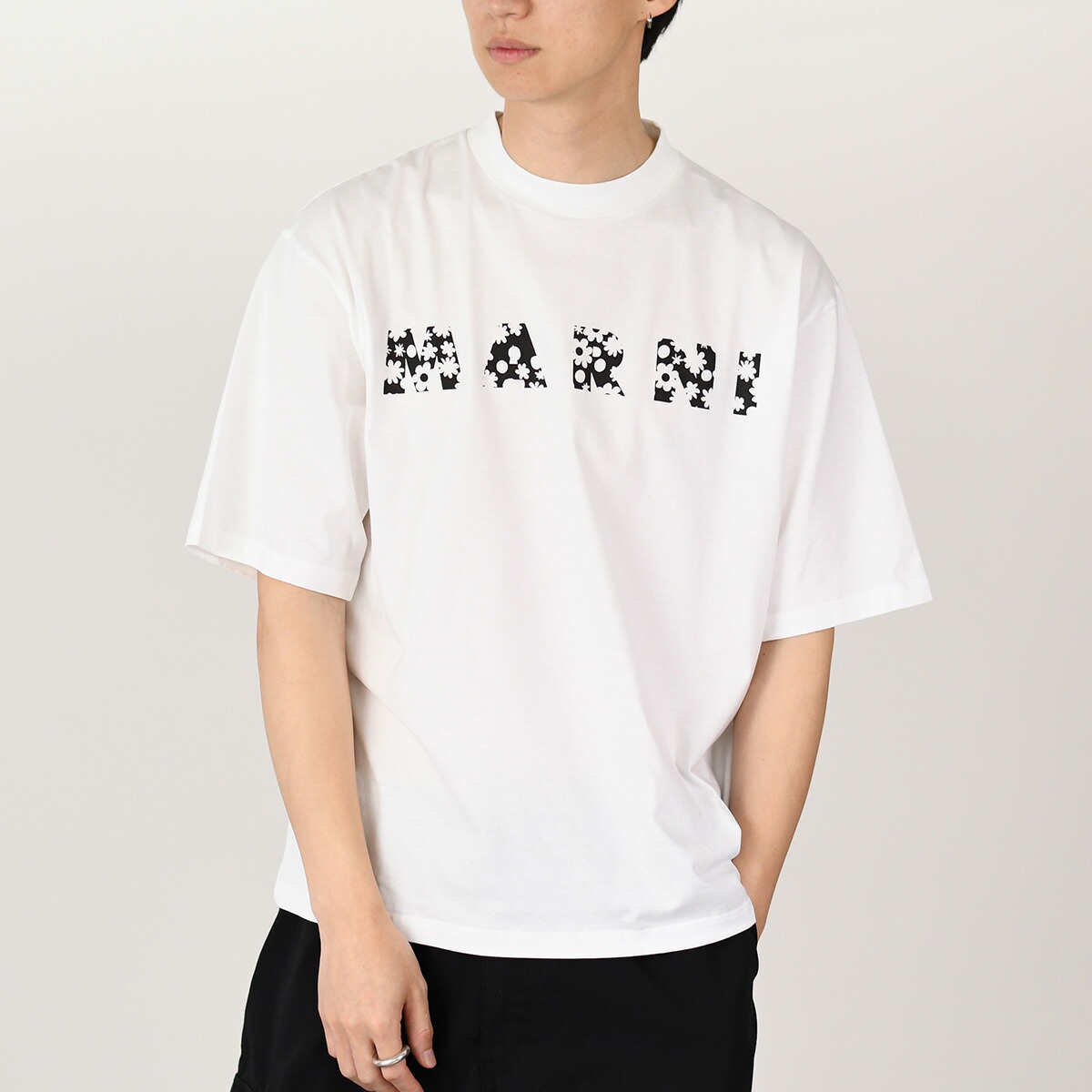 MARNI マルニ トップス Tシャツ クルーネック HUMU0198X0 UTC446