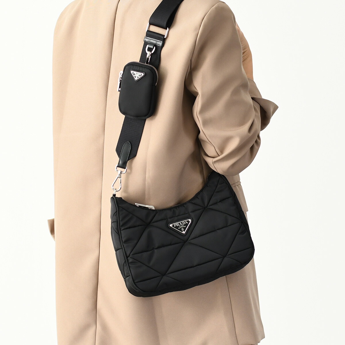 PRADA プラダ キーリング キーホルダー 1PP128 053 レザー