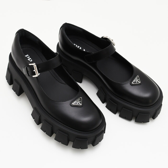 PRADA（プラダ） ブーティー 靴 レザー 1T232N 070 ブーツ BLACK