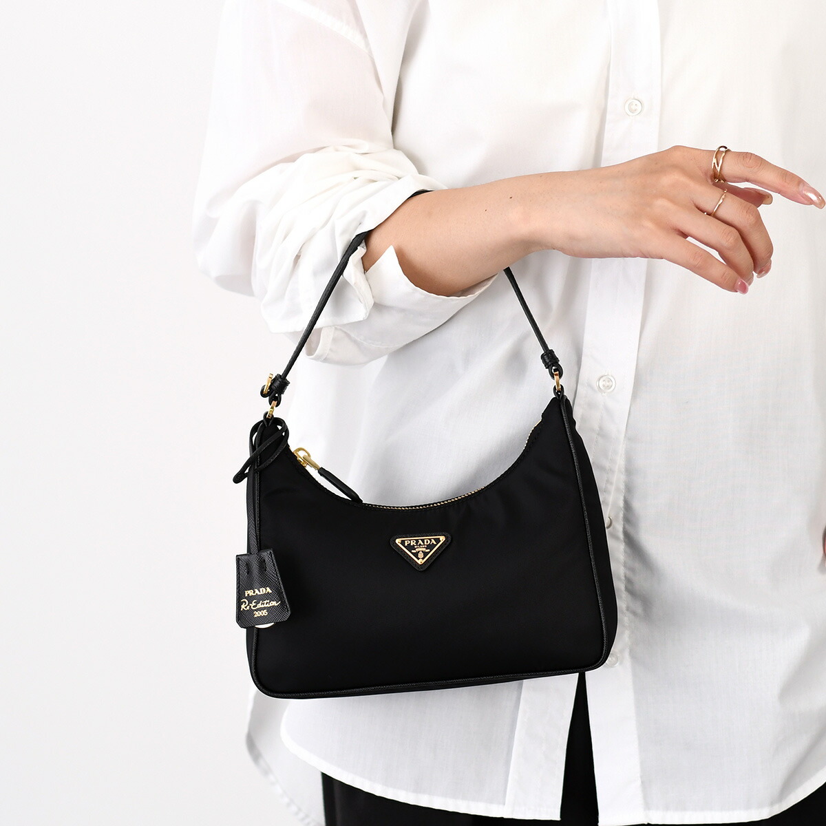 PRADA（プラダ） 【ラスト1点】PRADA ベルトバッグ Re-Nylon SAFFIANO