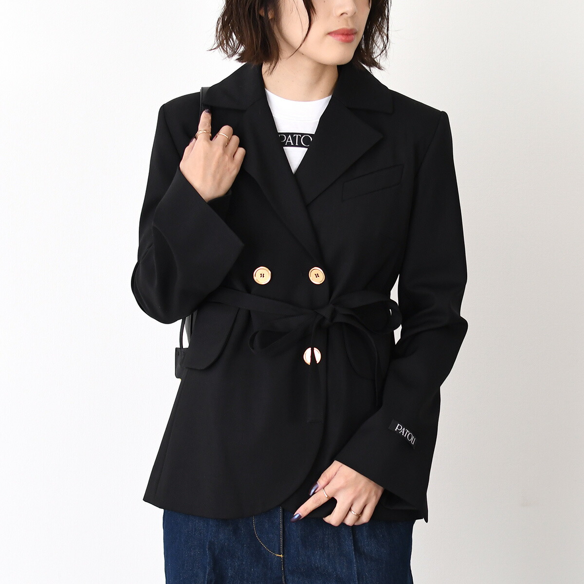 パトゥ カーディガン サイズXS レディース PATOU（パトゥ） ニット ウール＆カシミヤ JP インターシャ
