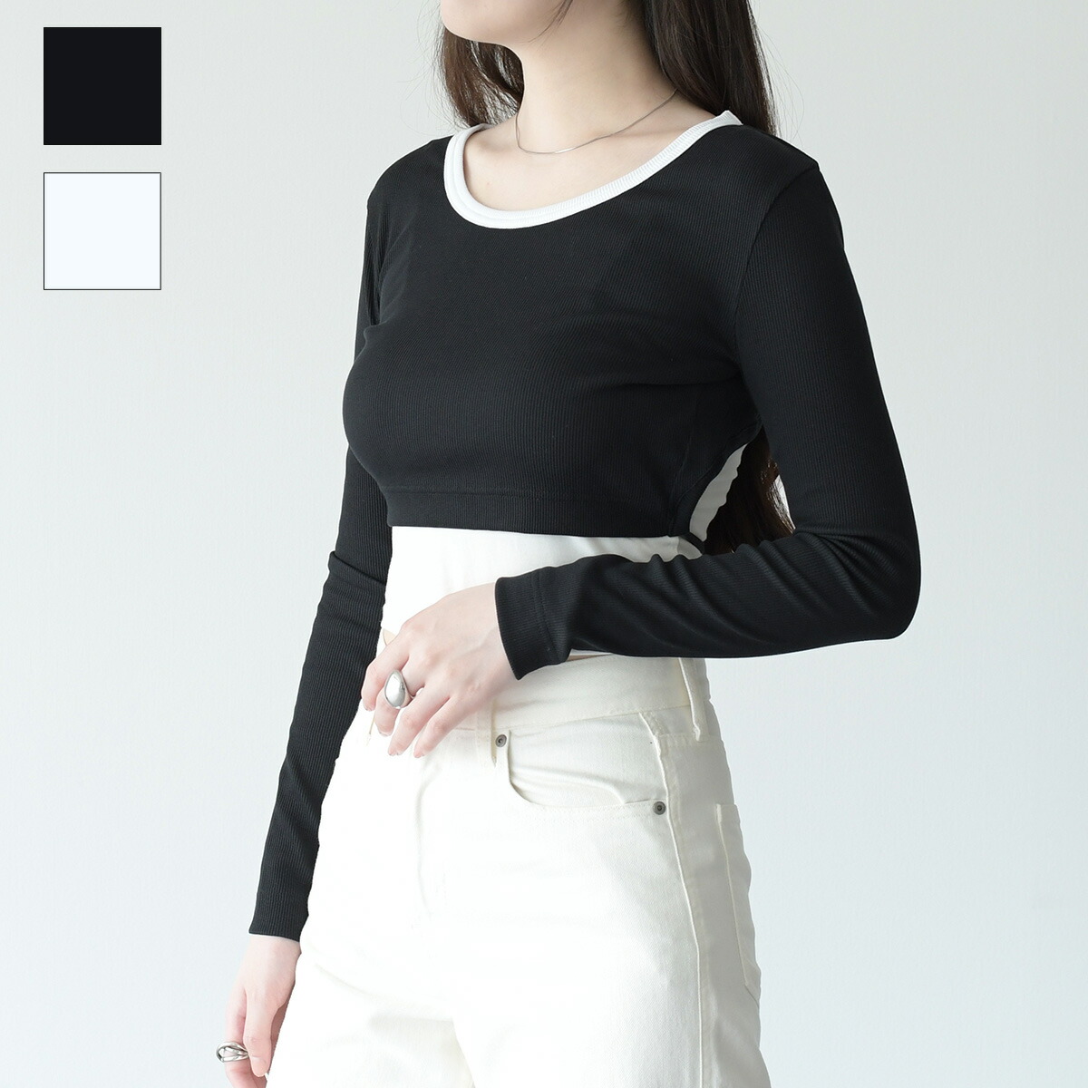 PATOU パトゥ ニット トップス KN068 8045 レディース ホワイト