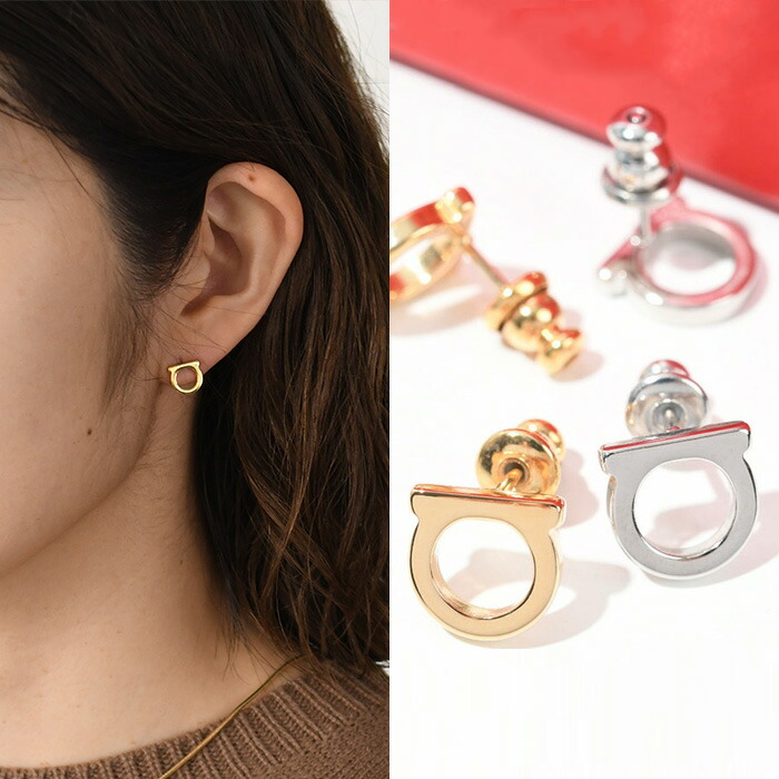 FERRAGAMO（フェラガモ） ピアス アクセサリー ツイストガンチーニ