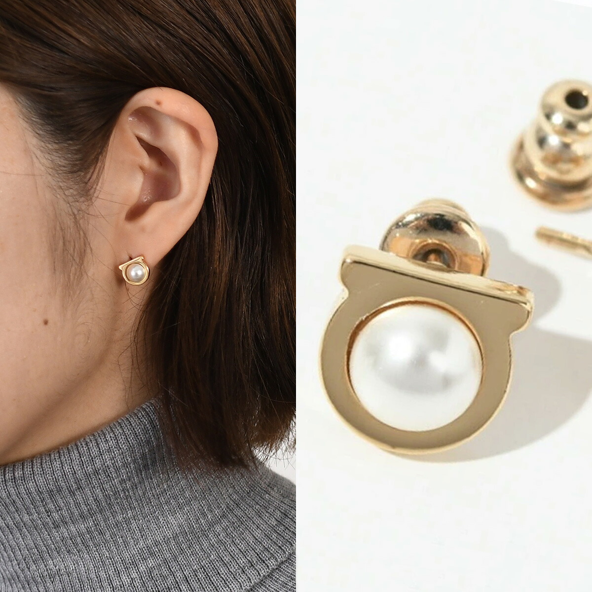 FERRAGAMO（フェラガモ） アクセサリー VARA ヴァラ・リボン ピアス