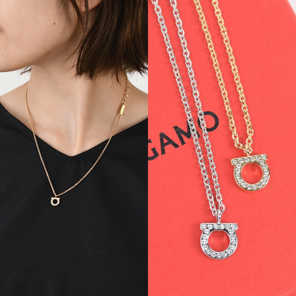 FERRAGAMO（フェラガモ） ネックレス アクセサリー ガンチーニ 3D