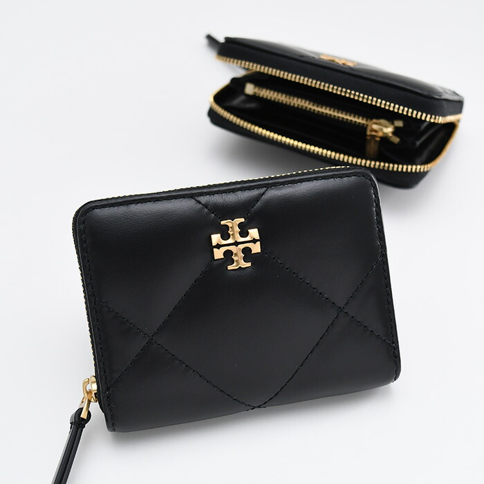 【新品】Tory Burch 長財布　キラシェブロン　黒 Tory Burch - 新品 トリーバーチ TORY BURCH 長財布 キラ シェブロン
