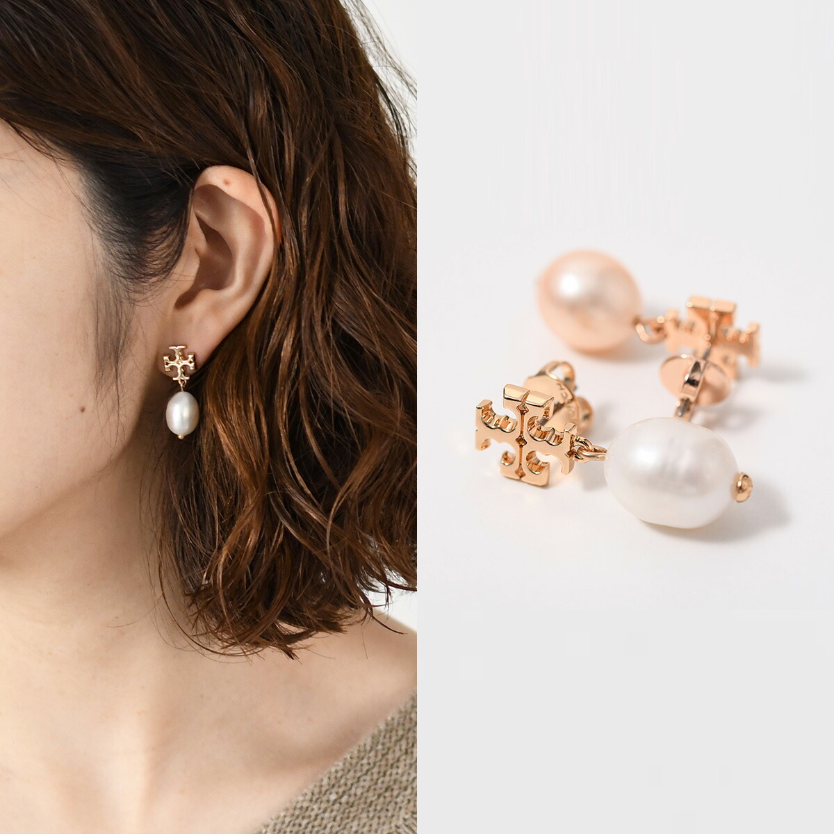 FERRAGAMO（フェラガモ） ガンチーニ クリスタル ピアス 760123 696576