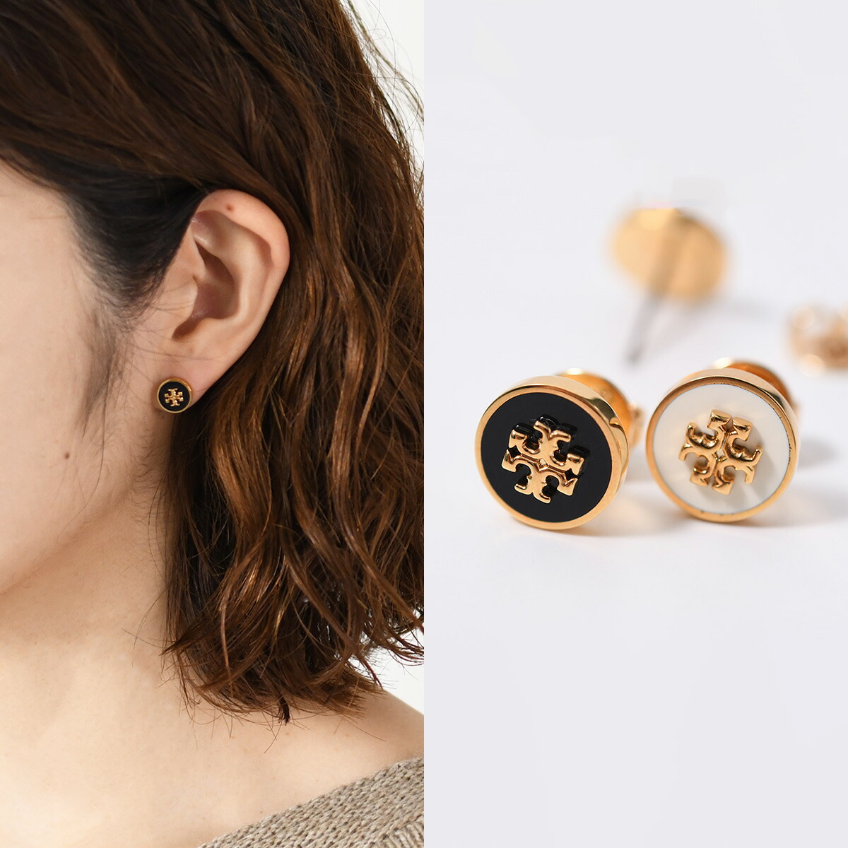 TORY BURCH（トリーバーチ） ピアス アクセサリー キラ エナメル
