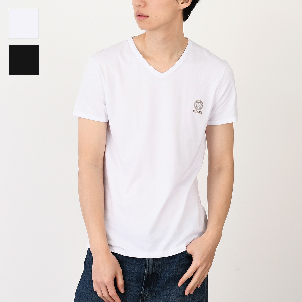 VERSACE（ヴェルサーチェ） ベルサーチ メデューサ クルーネック T